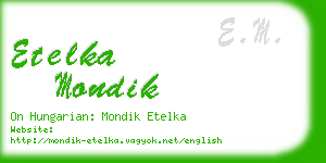etelka mondik business card